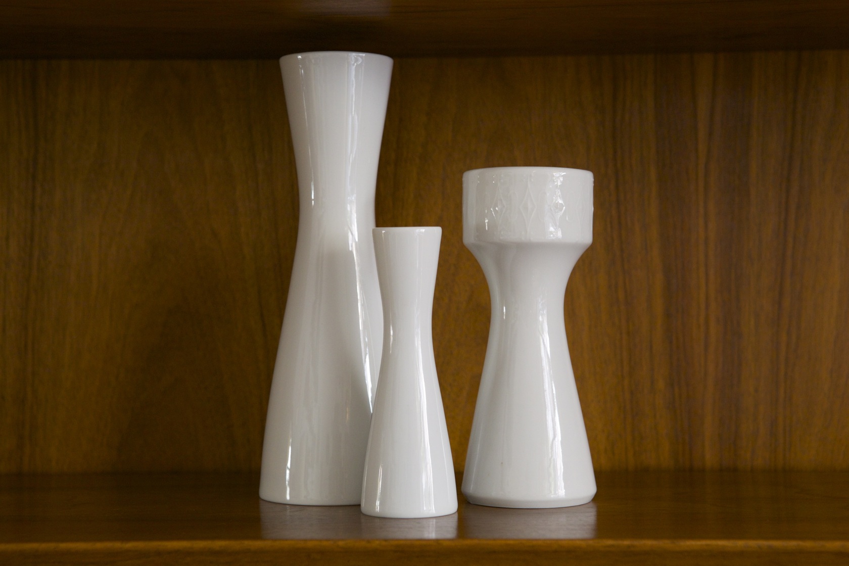 Weiße Vasen: Rosenthal 