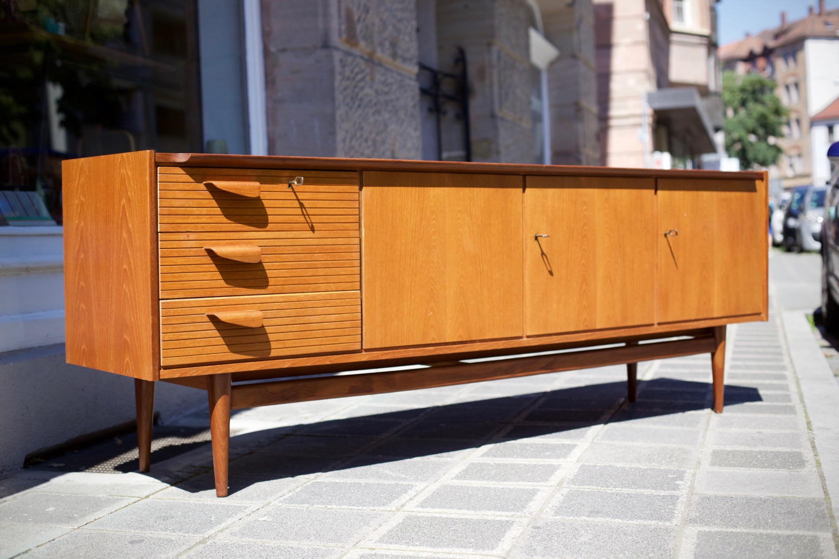 TeakSideboard aus den 50erJahren raumwunder vintage wohnen in nürnberg TeakSideboard aus den 50erJahren raumwunder vintage wohnen in nürnberg