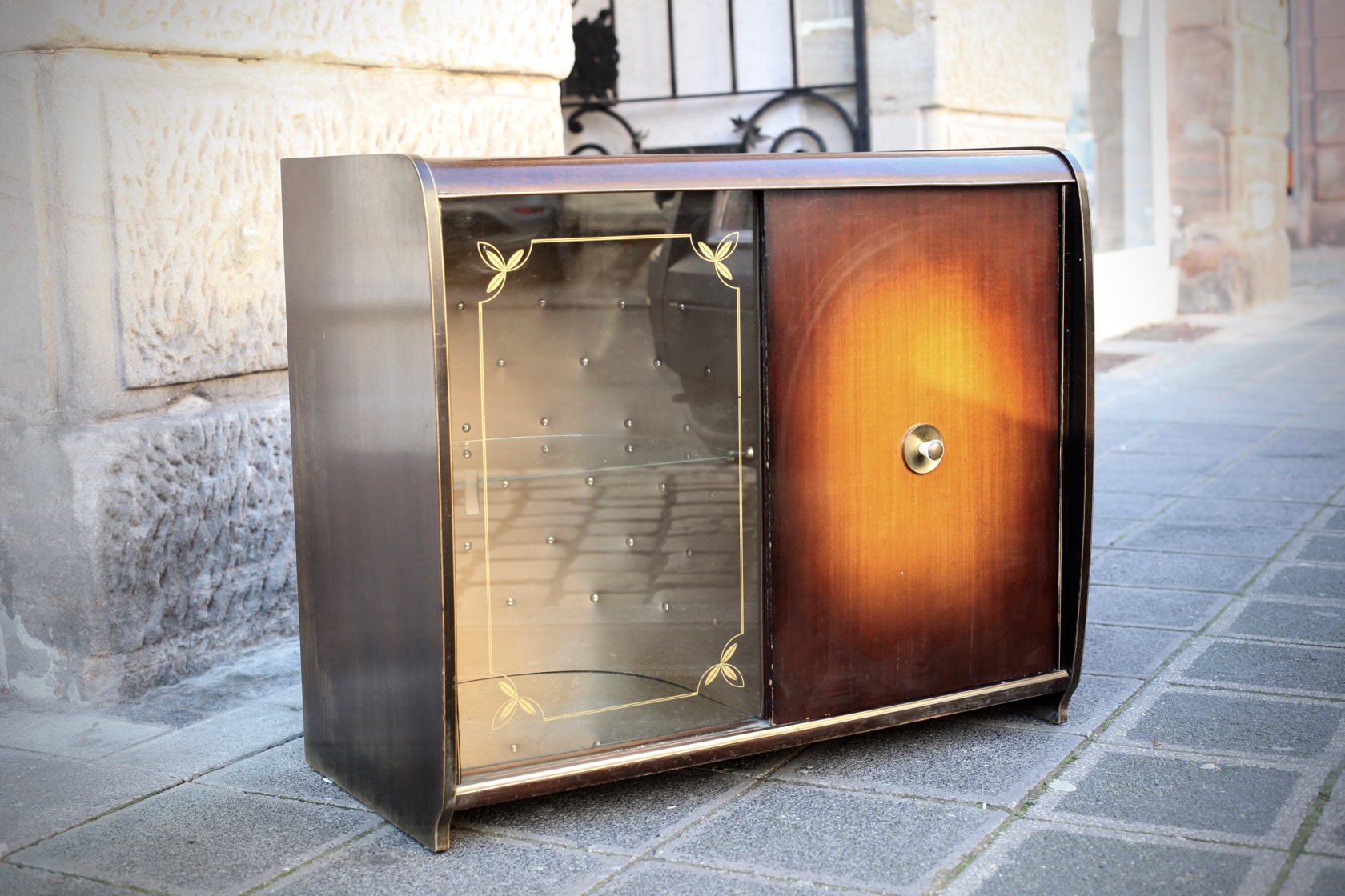 50ies Barschrank Bzw Vitrine Raumwunder Vintage Wohnen