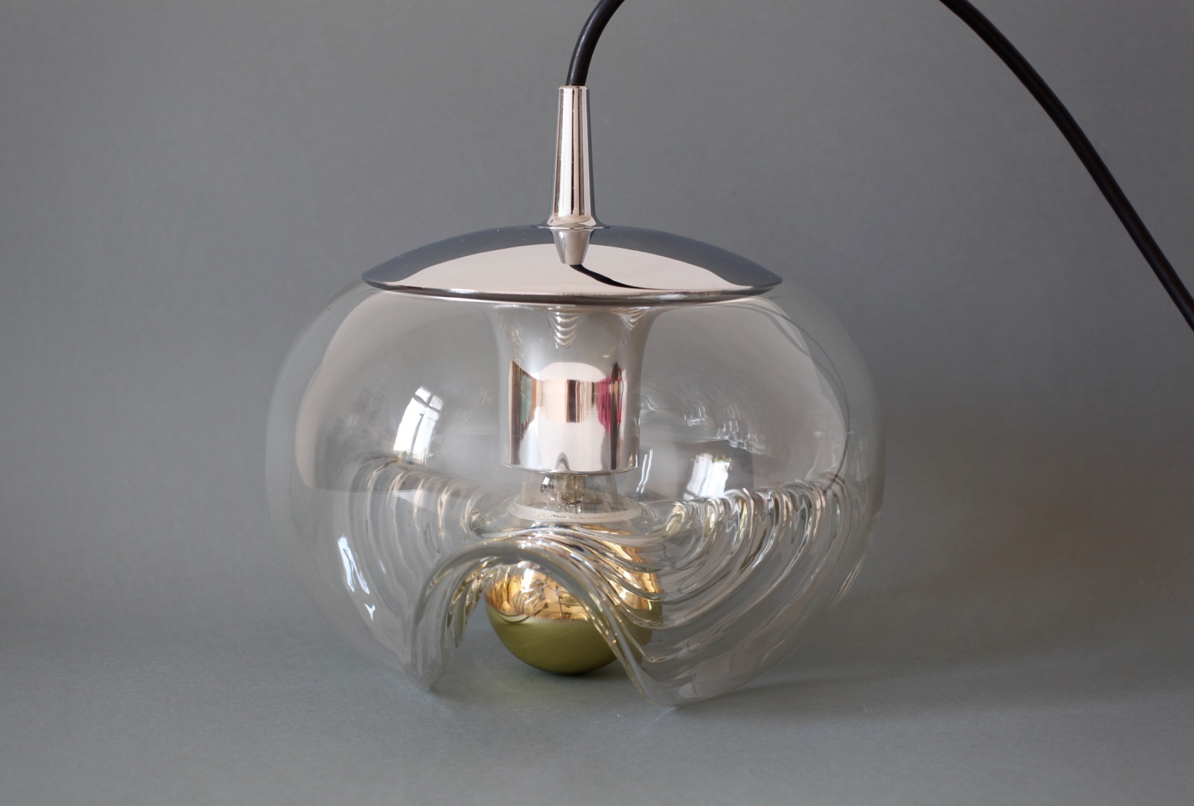 Kleine Pendellampe "Wave" von Peill & Putzler - raumwunder - vintage