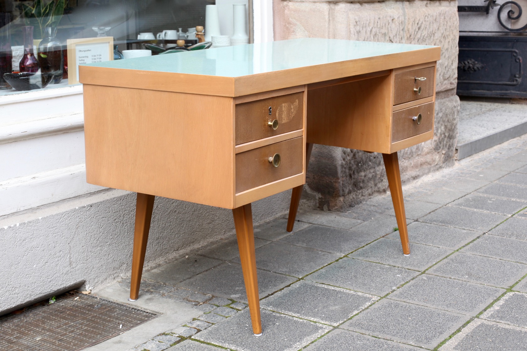 EKA-Werk Schreibtisch aus den 50er-Jahren - raumwunder - vintage wohnen